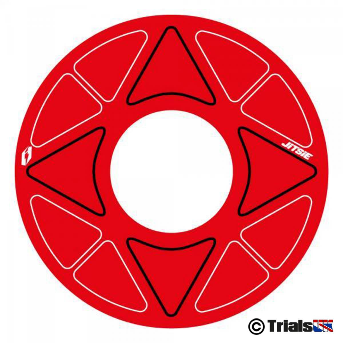 Jitsie Trials Bike Rear Sprocket Safety Sticker/Decal/Graphic 41 44T