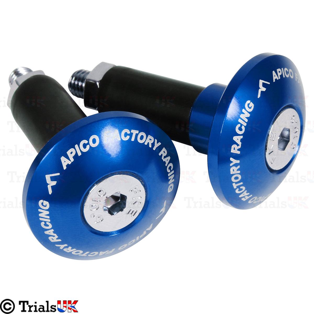 Apico Anodised Aluminium Bar Ends Trials/Enduro/MX/Offroad eBay