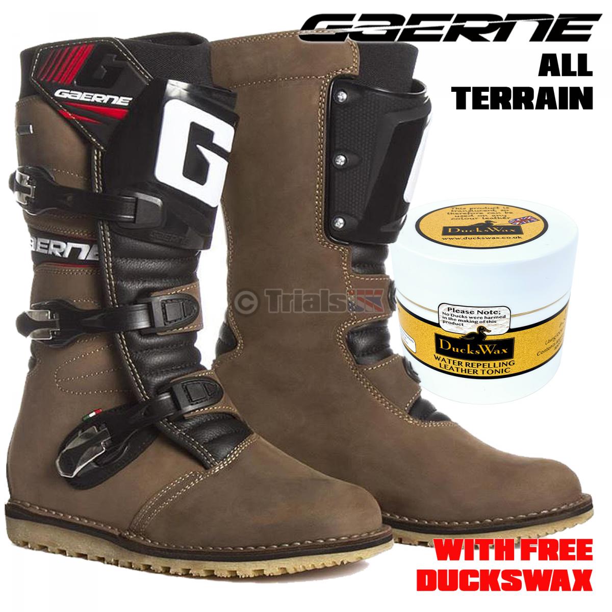 Gaerne ALL TERRAIN Goretex Boot - FREE DUCKSWAX | eBay